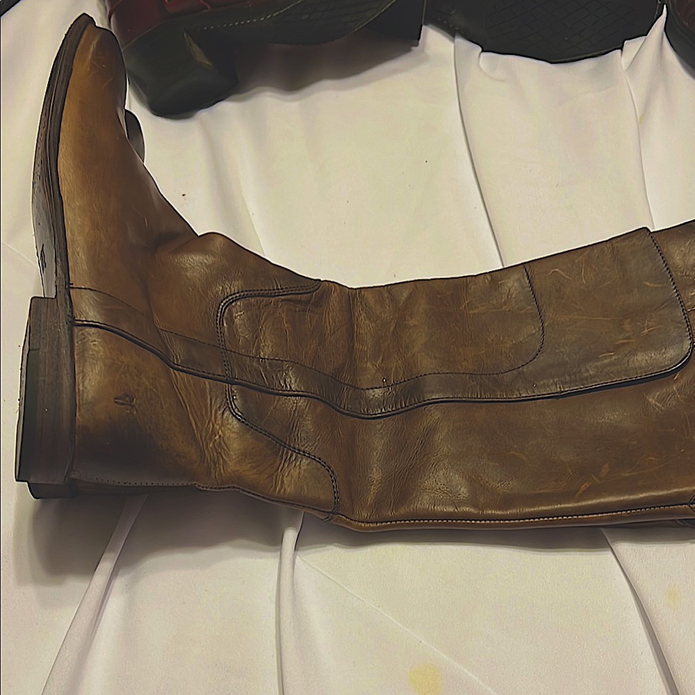 Frye Brown Leather Riding Boots
